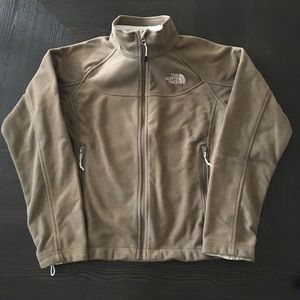 NORTHFACE SOFT SHELL FLEECE ZIP-UP JACKET SIZE M
